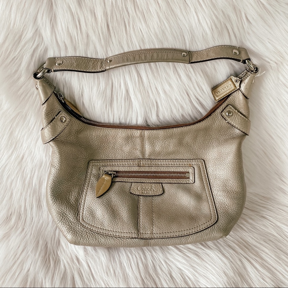 Coach Platinum Penelope Hobo Purse